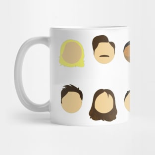 Parks & Rec Cast Mug